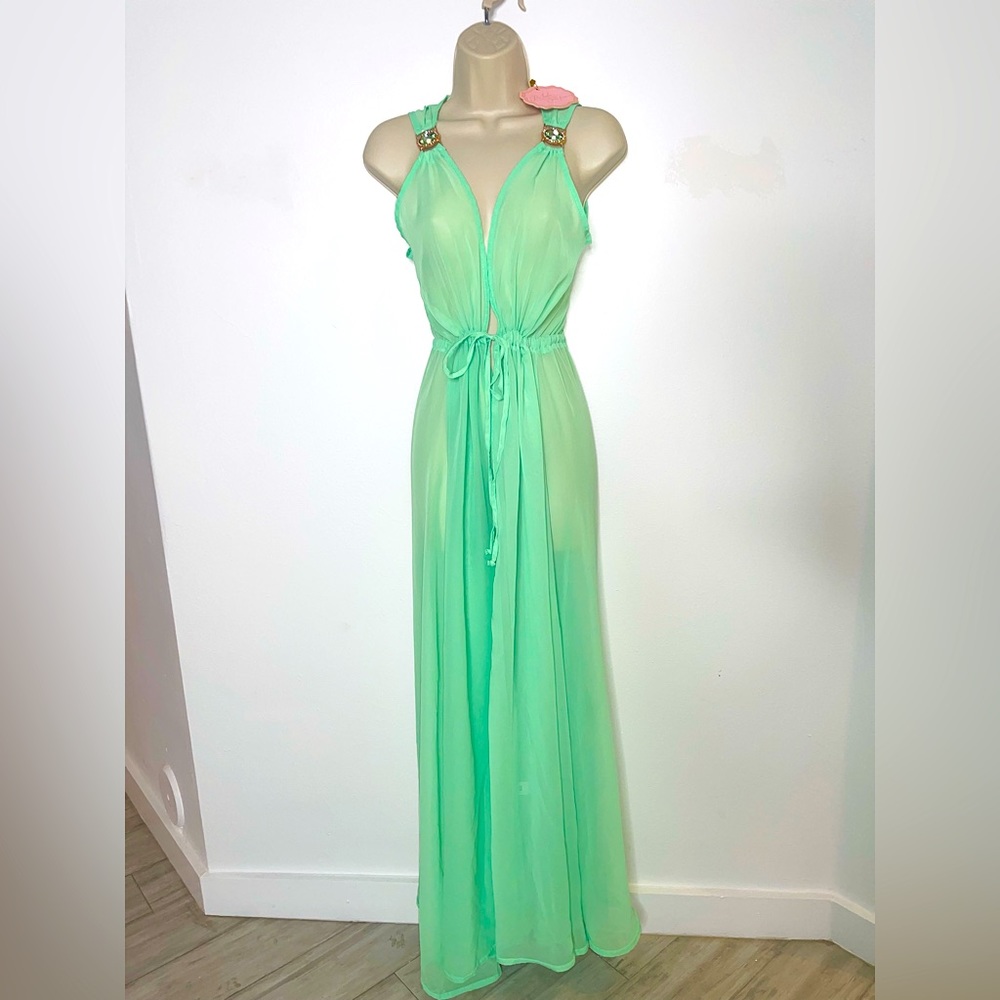 Beautiful bathing suit cover up dress in mint - New with tags